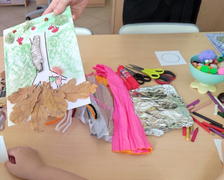 warsztaty plastyczne - prace uczestników