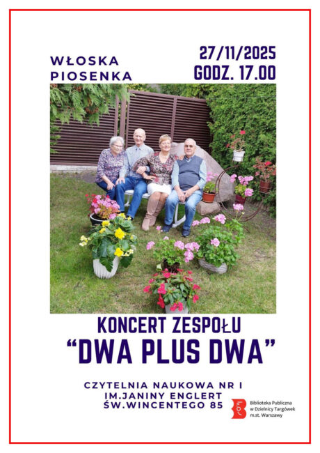 koncert zespołu dwa plus dwa plakat