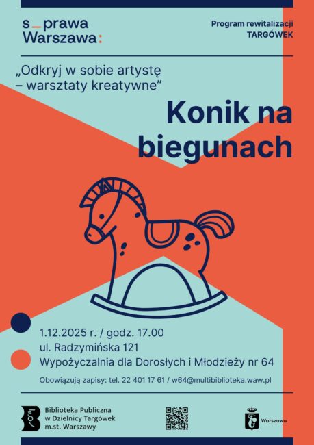konik na biegunach warsztaty plakat