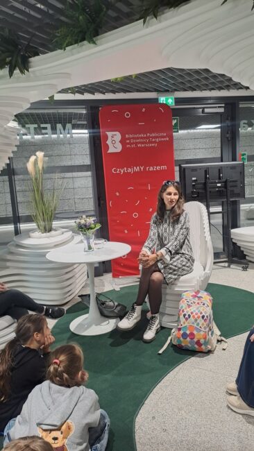 spotkanie autorskie z Małgorzatą Swędrowską w Metrotece