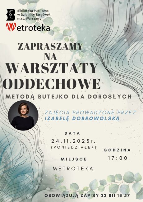 warsztaty oddechowe plakat