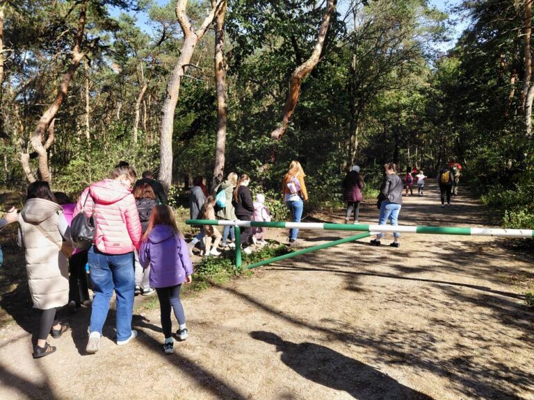 familijny spacer po lesie bródnowskim z przewodnikiem