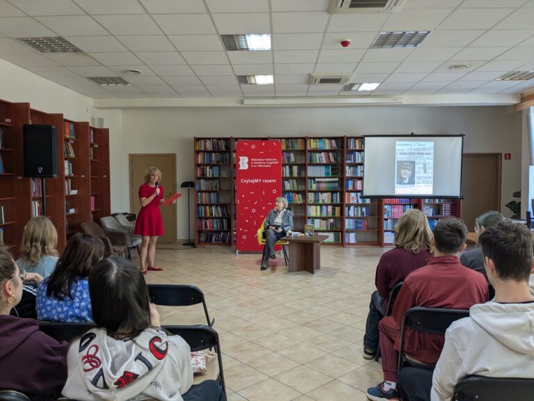 spotkanie z Agnieszką Metelską w Czytelni