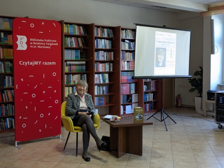 spotkanie z Agnieszką Metelską w Czytelni
