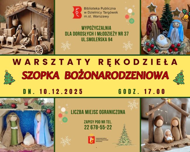 szopka bożonarodzeniowa plakat