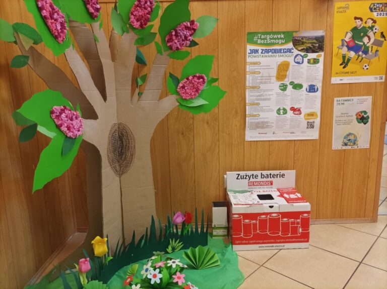 zbiórka zużytych baterii w ramach projektu Ratownicy Ziemi