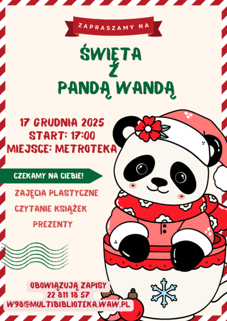 Święta z Pandą Wandą plakat