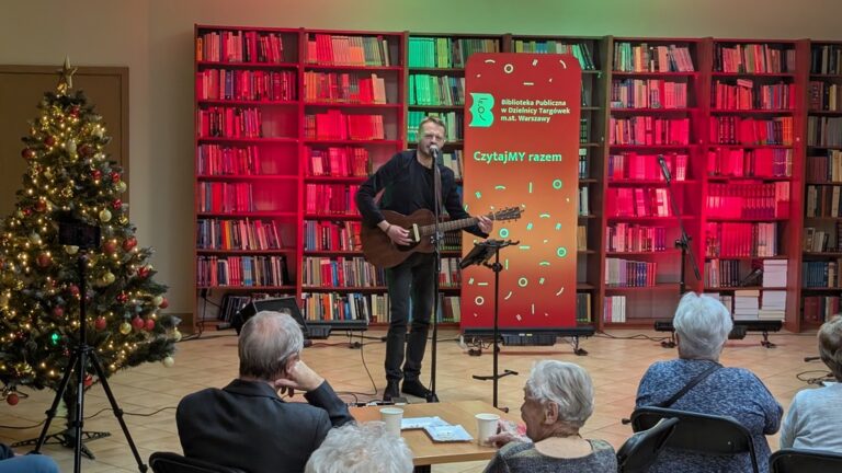 wieczór poetycko-muzyczny w czytelni naukowej nr I imienia Janiny Englert