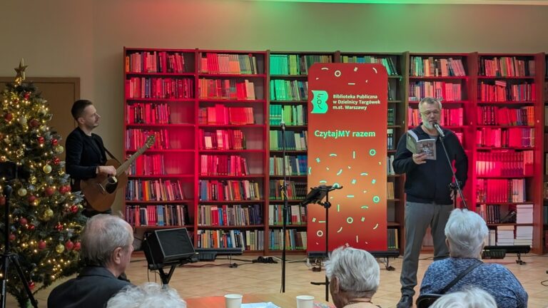 wieczór poetycko-muzyczny w czytelni naukowej nr I imienia Janiny Englert