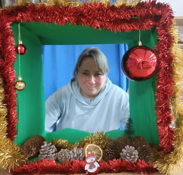 warsztaty bożonarodzeniowe w bibliotece