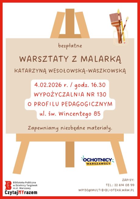 warsztaty malarskie plakat