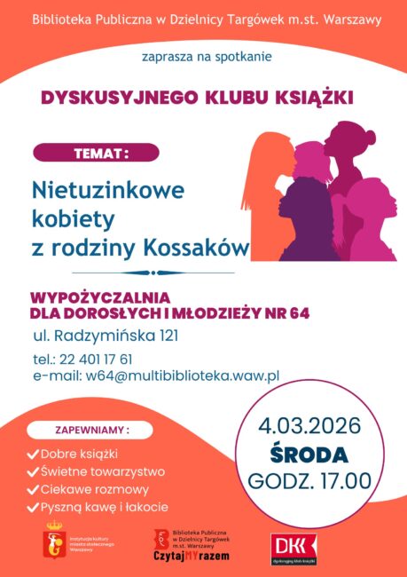 klub książki plakat