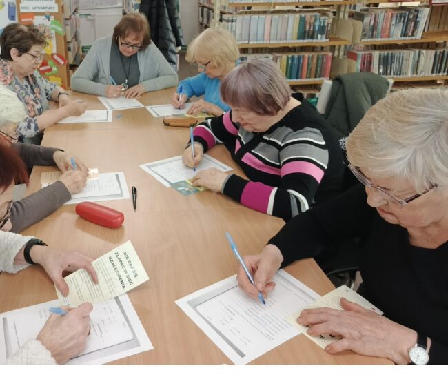 warsztaty biblioteczne dla seniorów - trening pamięci i koncentracji