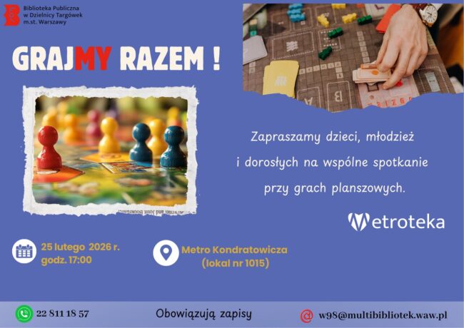 grajmy razem w metrotece plakat