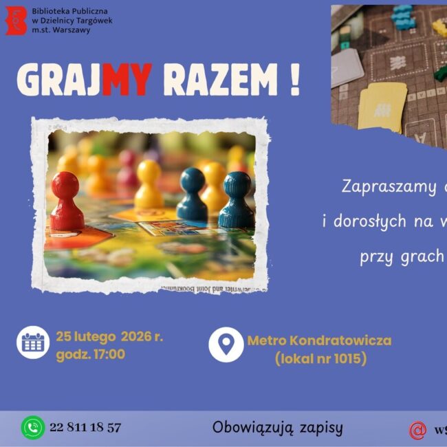 grajmy razem w metrotece plakat
