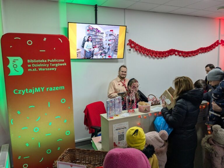 otwarcie WIlnoteki - biblioteki na osiedlu Wilno