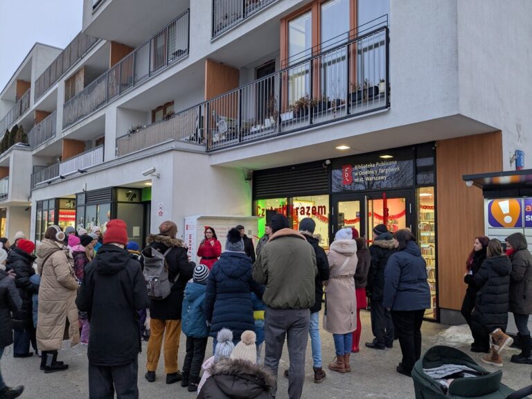 otwarcie WIlnoteki - biblioteki na osiedlu Wilno