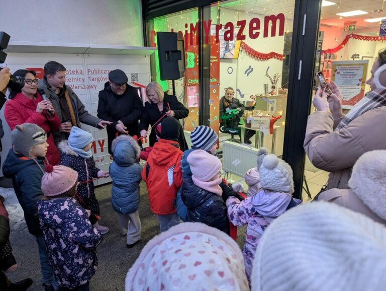 otwarcie WIlnoteki - biblioteki na osiedlu Wilno