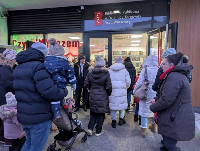 otwarcie WIlnoteki - biblioteki na osiedlu Wilno