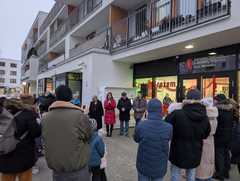 otwarcie WIlnoteki - biblioteki na osiedlu Wilno