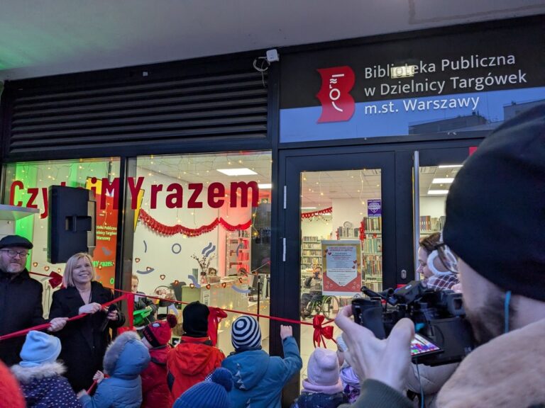 otwarcie WIlnoteki - biblioteki na osiedlu Wilno