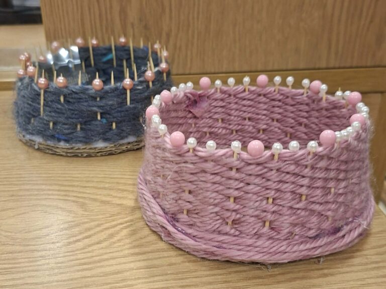 pudełka na drobiazgi powstałe podczas warsztatów kreatywnych