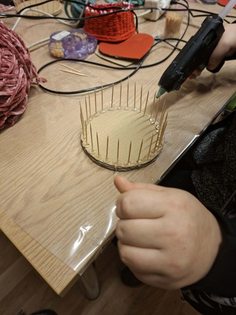 pudełka na drobiazgi powstałe podczas warsztatów kreatywnych