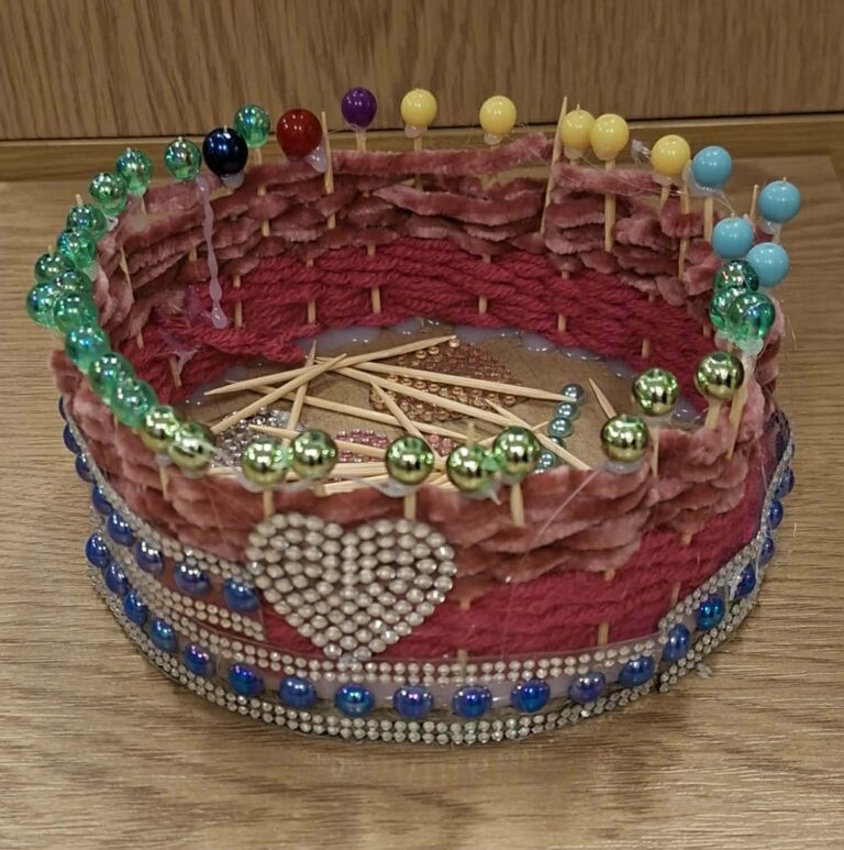 pudełka na drobiazgi powstałe podczas warsztatów kreatywnych