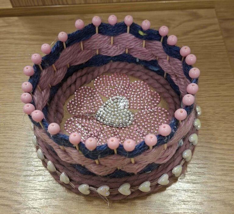 pudełka na drobiazgi powstałe podczas warsztatów kreatywnych