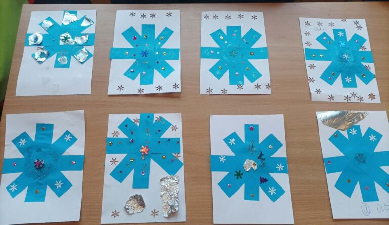 zajęcia biblioteczne dla dzieci - prace plastyczne powstałe na zajęciach