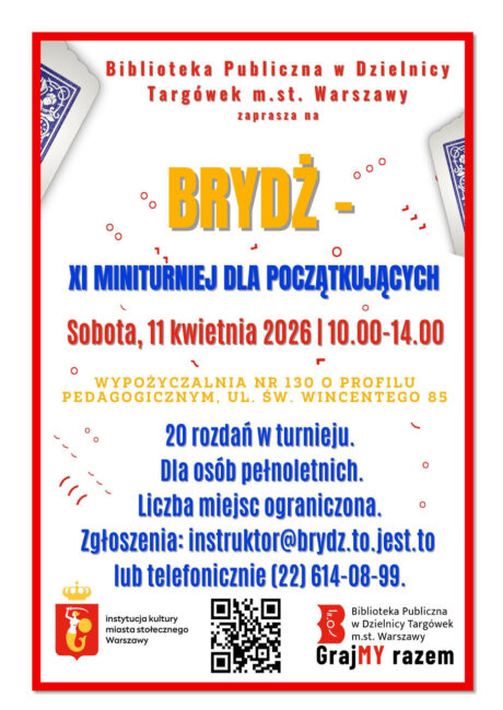 brydż plakat