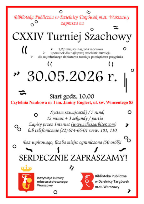turniej szachowy plakat