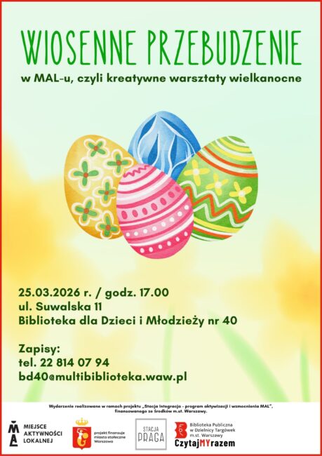 warsztaty wielkanocne plakat