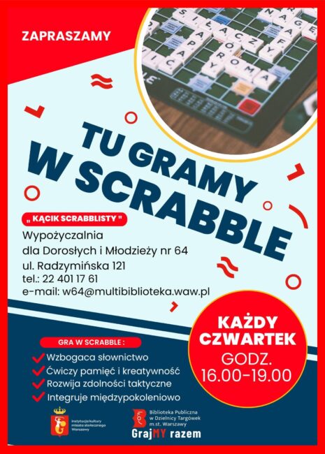 scrabble plakat