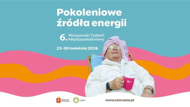 plakat Warszawski Tydzień Międzypokoleniowy
