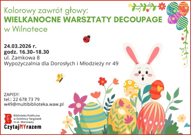 warsztaty wielkanocne plakat