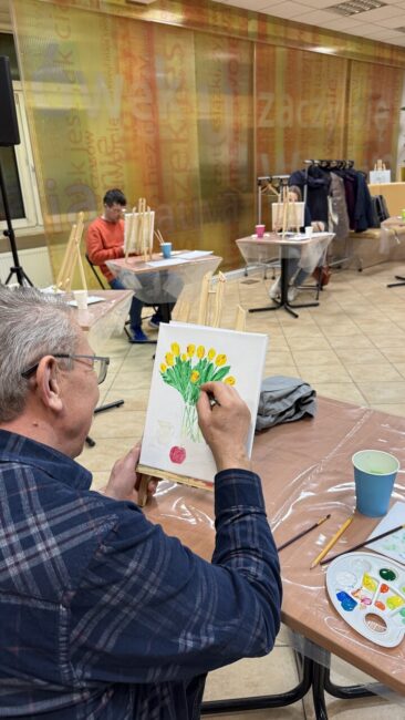 warsztaty malarskie tulipany