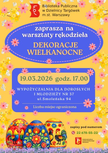 dekoracje wielkanocne plakat