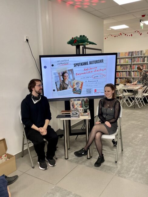 spotkanie autorskie w bibliotece