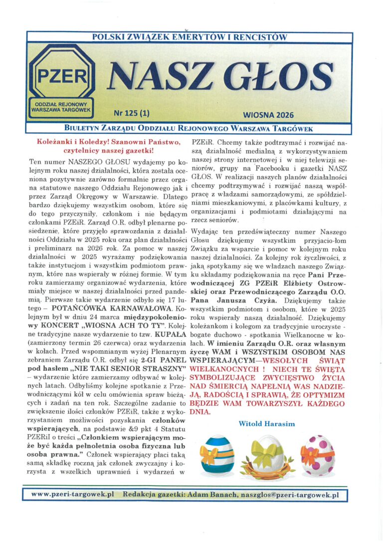 skan gazety Nasz Głos
