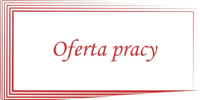 napis: oferta pracy