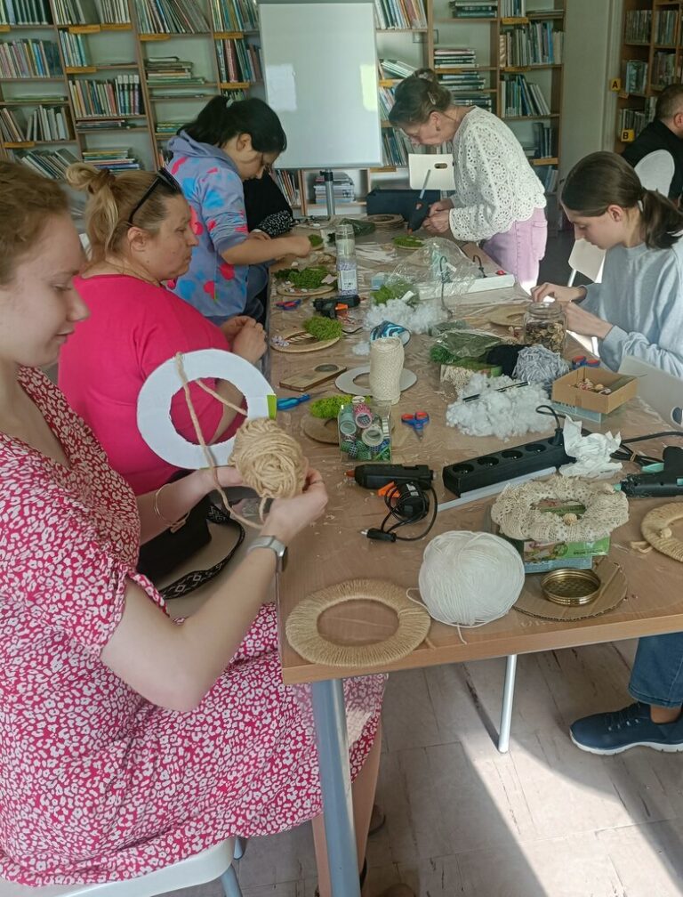 warsztaty kreatywne w bibliotece