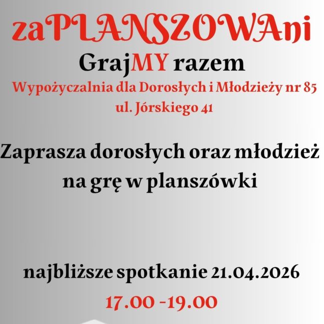 plakat planszówki