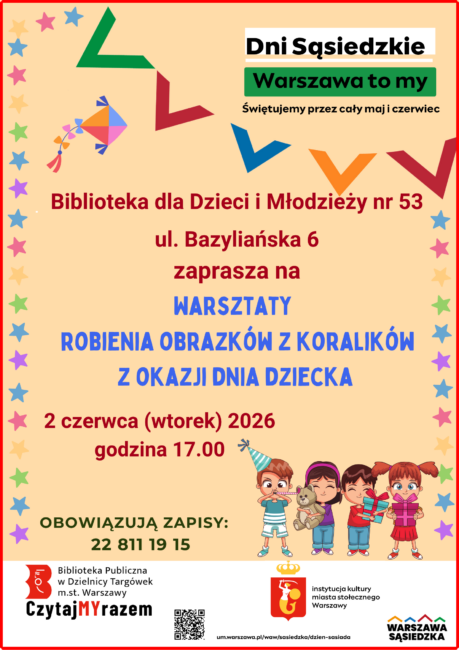 warsztaty robienia obrazków plakat