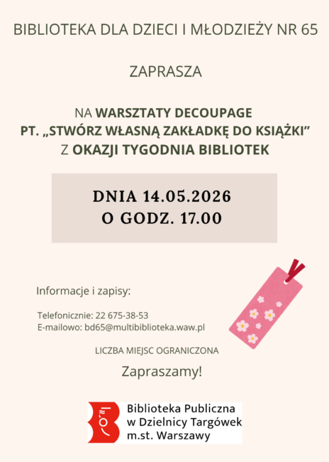 warsztaty decoupage plakat