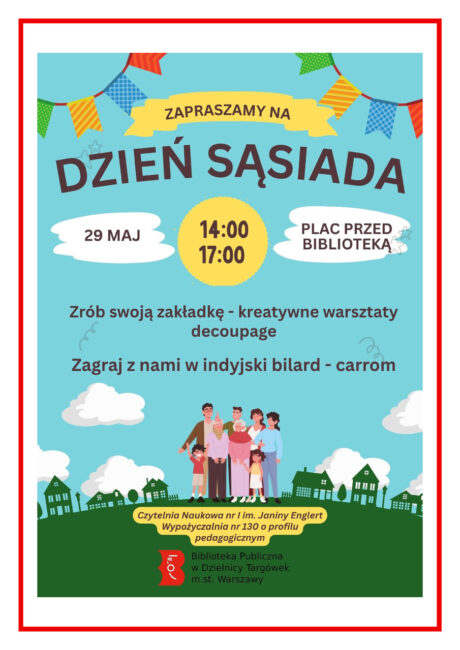 Dzień Sąsiada plakat