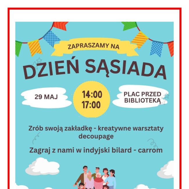 Dzień Sąsiada plakat