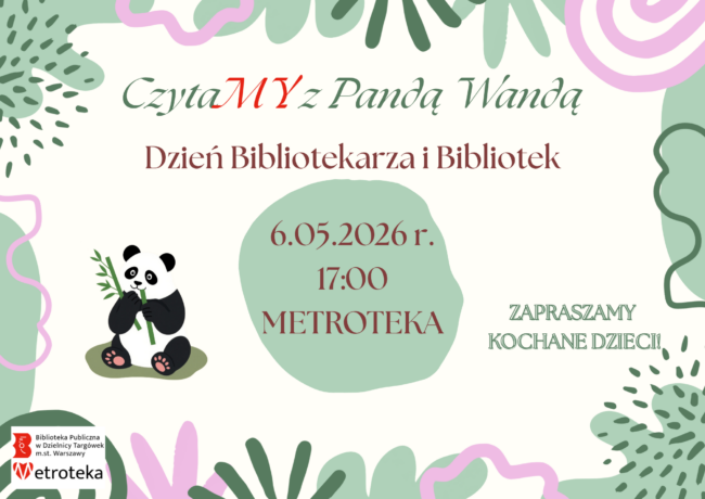 czytanie z pandą wandą plakat