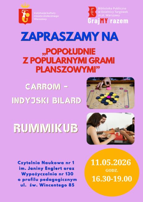 carrom rummikub plakat