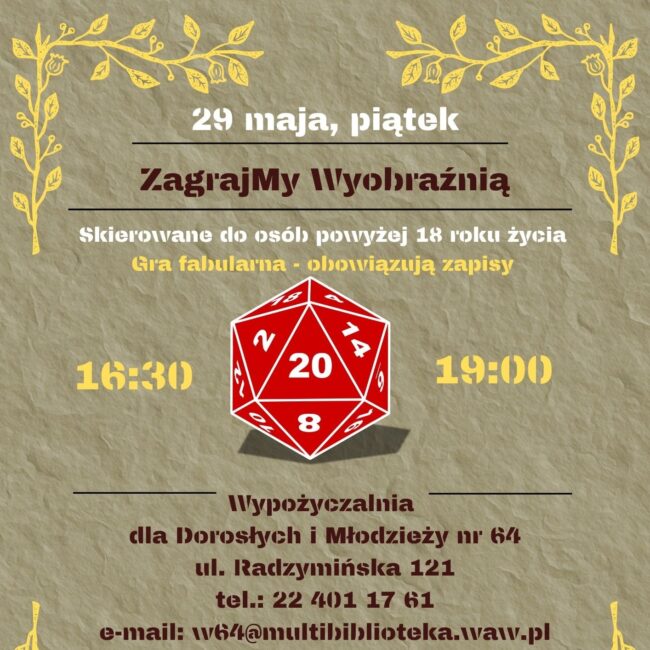 sesja rpg plakat